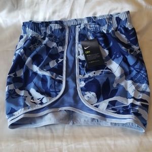 nike tempo floral shorts